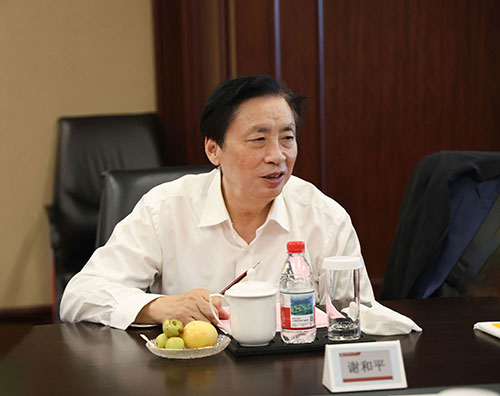 中國工程院院士謝和平一行蒞臨創(chuàng)力集團考察指導(圖4)